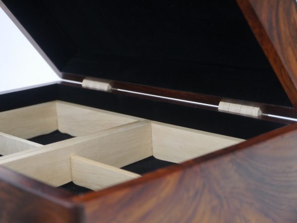 Dark Teak Luxury Jewellery Box - Image 7