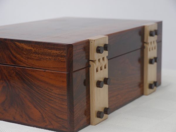 Dark Teak Luxury Jewellery Box - Image 10
