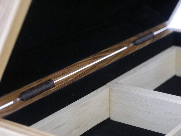 Solid Stripped Sheesham Luxury Jewellery Box - Image 2