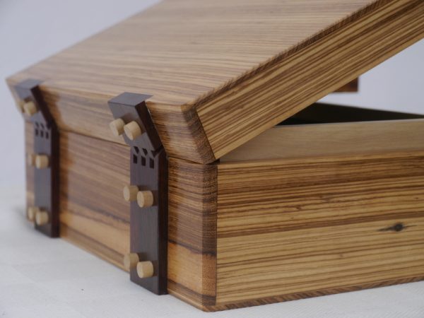 Solid Stripped Sheesham Luxury Jewellery Box