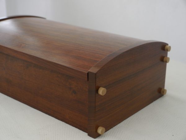 Solid Rosewood and Maple Luxury Jewellery Box 12in