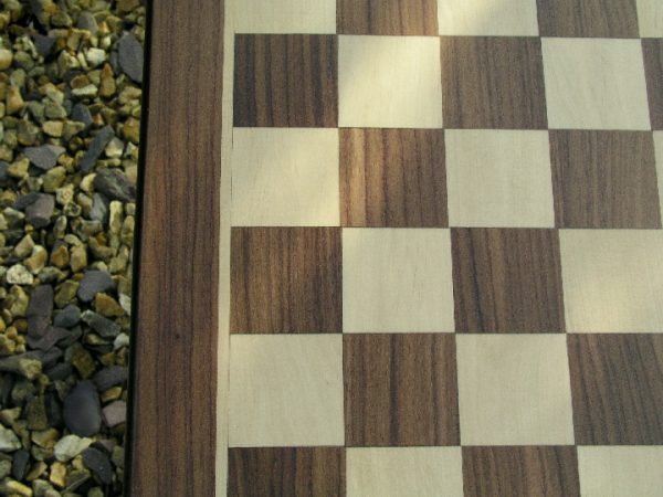 Solid Acacia Luxury Chess Board with 2.2 inch Squares - Image 2