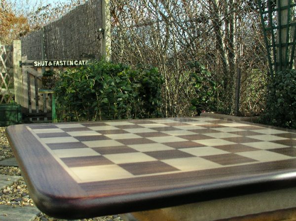 Solid Acacia Luxury Chess Board with 2.2 inch Squares - Image 7