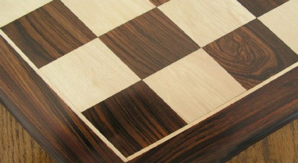 Luxury Rosewood Chess Board with 2.2 inch Squares - Image 2