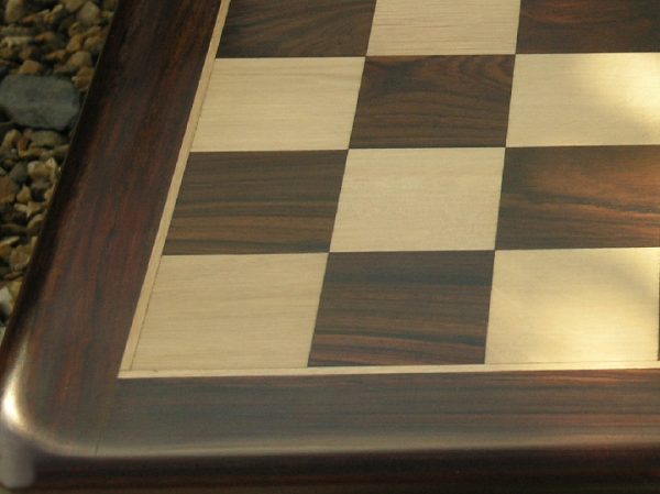 Luxury Rosewood Chess Board with 2.2 inch Squares