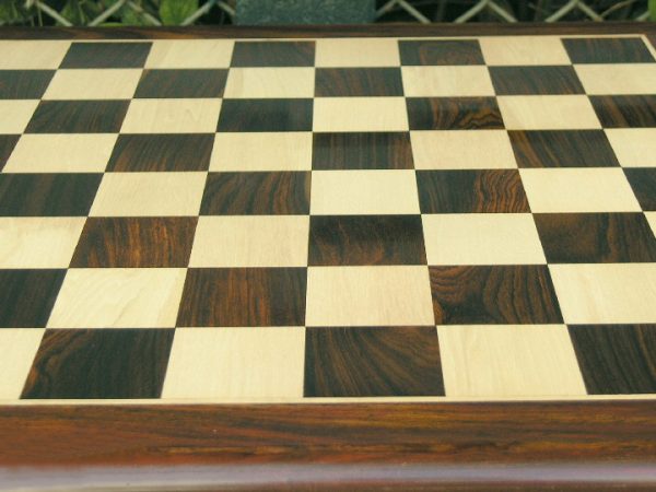 Luxury Rosewood Chess Board with 2.2 inch Squares - Image 4