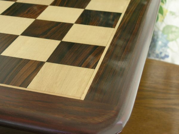 Luxury Rosewood Chess Board with 2.2 inch Squares - Image 5