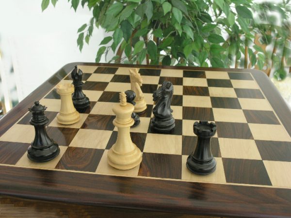 Luxury Rosewood Chess Board with 2.2 inch Squares - Image 6