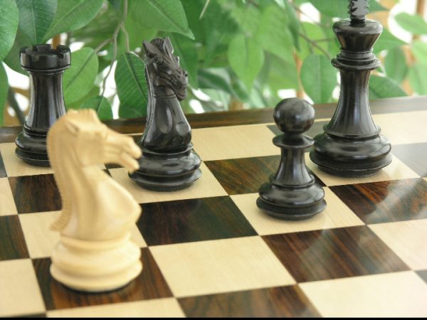 Luxury Rosewood Chess Board with 2.2 inch Squares - Image 8