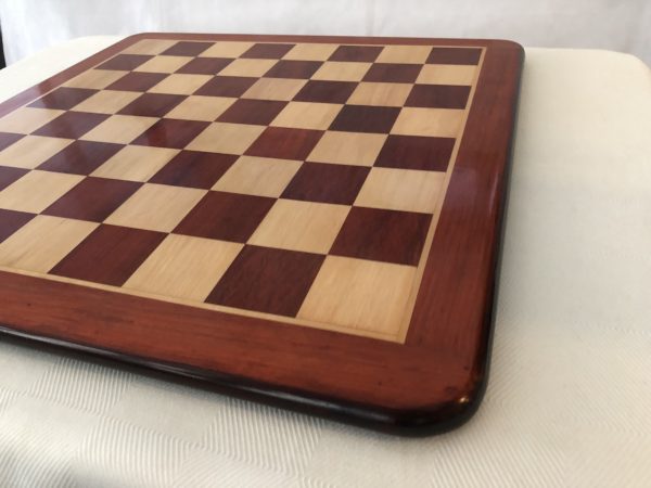 Redwood Chess Board with 2.2 inch Squares - Image 2