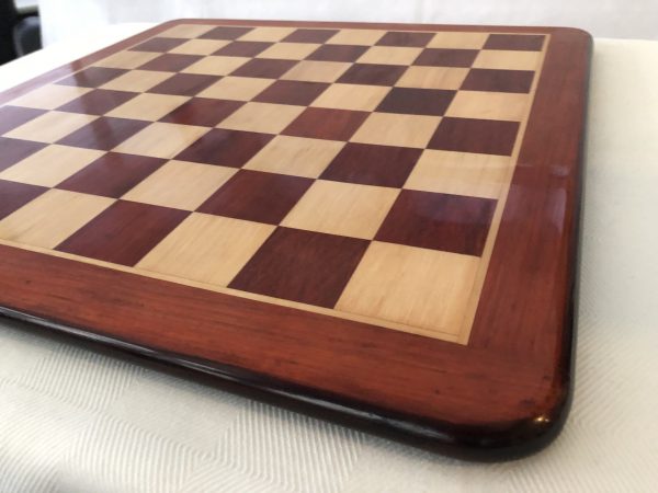 Redwood Chess Board with 2.2 inch Squares - Image 3