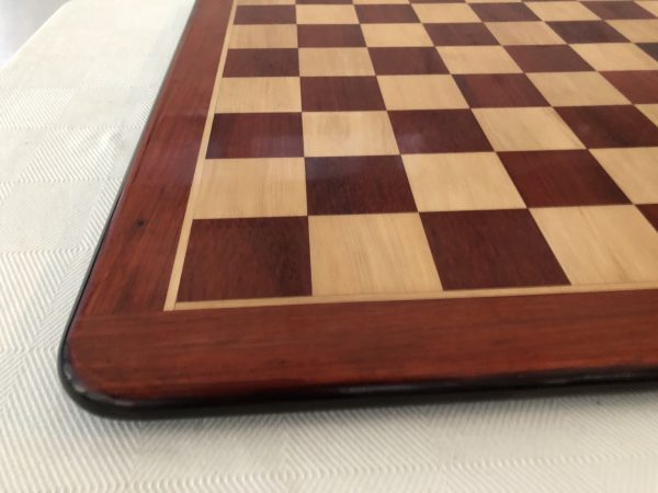 Redwood Chess Board with 2.2 inch Squares - Image 5