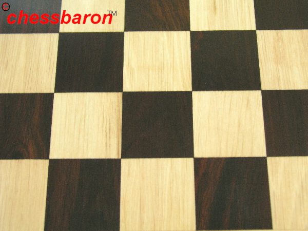 Large Heavy Rosewood Solid Chess Board 2.4 inch Squares - Image 2