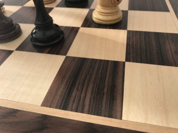 Large Heavy Rosewood Solid Chess Board 2.4 inch Squares - Image 8
