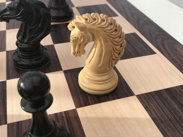 Large Heavy Rosewood Solid Chess Board 2.4 inch Squares - Image 10