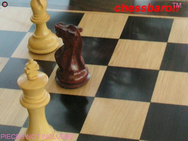 Large Heavy Rosewood Solid Chess Board 2.4 inch Squares - Image 3