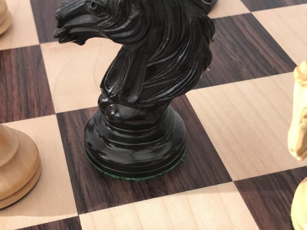 Large Heavy Rosewood Solid Chess Board 2.4 inch Squares - Image 11
