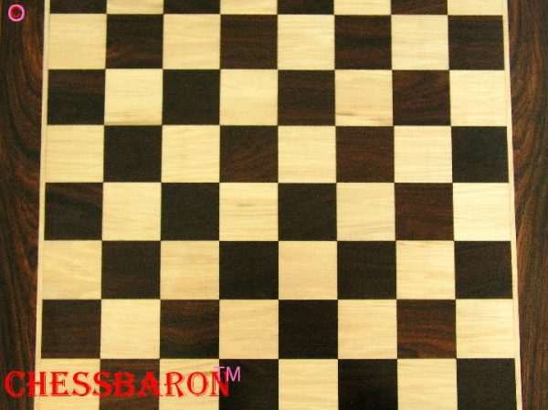 Large Heavy Rosewood Solid Chess Board 2.4 inch Squares - Image 4