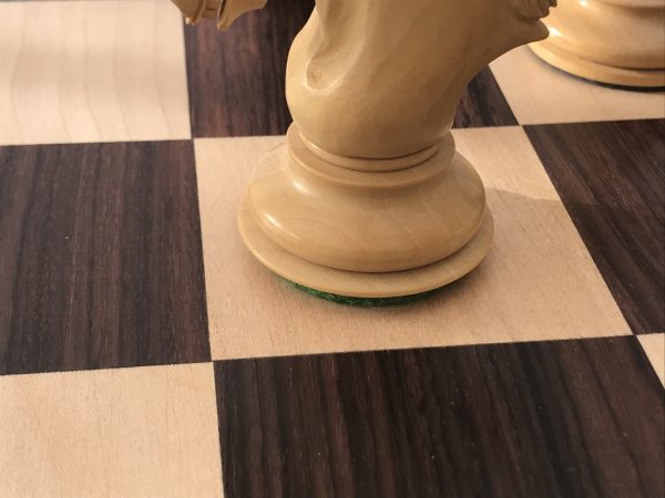 Large Heavy Rosewood Solid Chess Board 2.4 inch Squares - Image 12