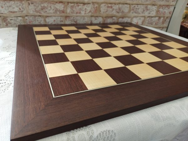 Large Wenge and Maple Chess Board with 2.4 inch (60mm) - Image 22