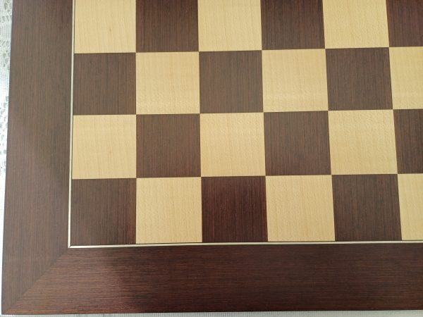 Large Wenge and Maple Chess Board with 2.4 inch (60mm) - Image 23