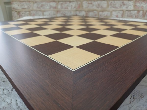 Large Wenge and Maple Chess Board with 2.4 inch (60mm) - Image 11