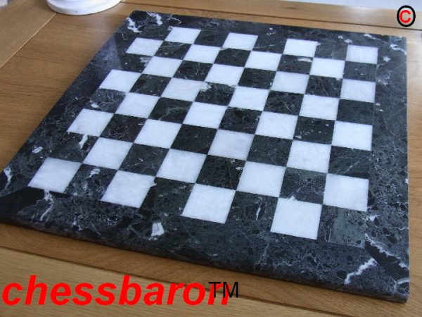 Heavy Solid Marble Chess Board 1.6 inch squares.