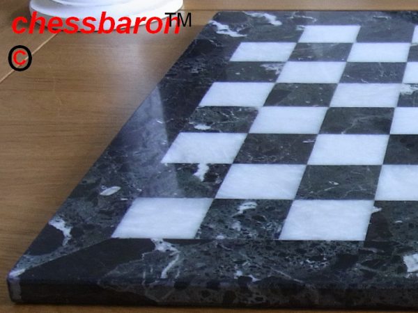 Heavy Solid Marble Chess Board 1.6 inch squares. - Image 10