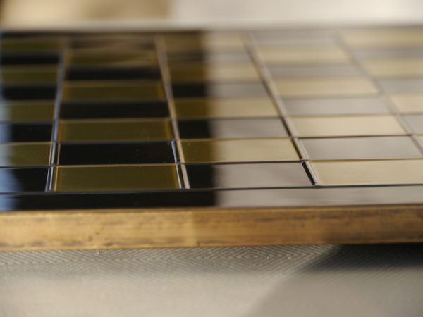 Metal Chess Board - Gold and Brown - 18 inches - Image 10