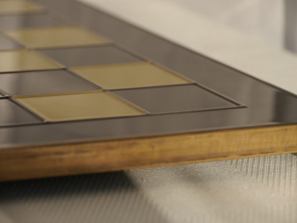 Metal Chess Board - Gold and Brown - 18 inches - Image 11