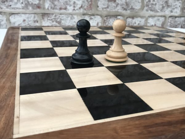 Ebony Chess Board with 2in Squares - Image 2