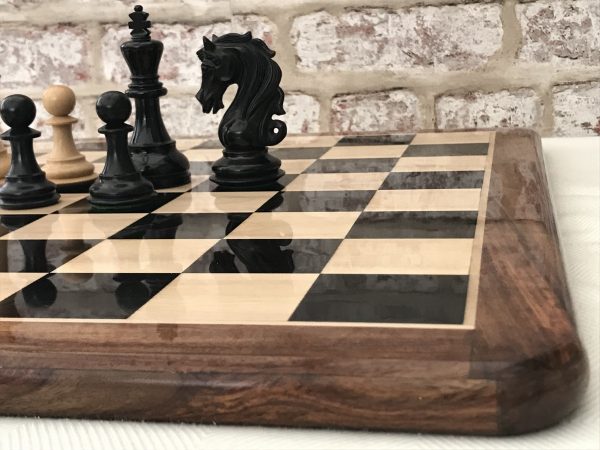 Ebony Chess Board with 2in Squares - Image 4