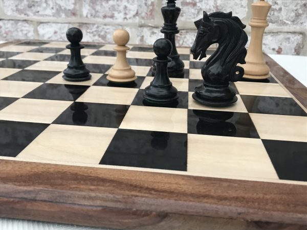 Ebony Chess Board with 2in Squares - Image 5