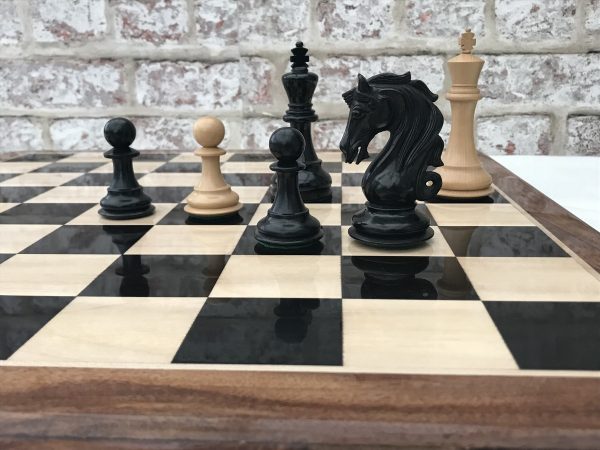 Ebony Chess Board with 2in Squares - Image 6