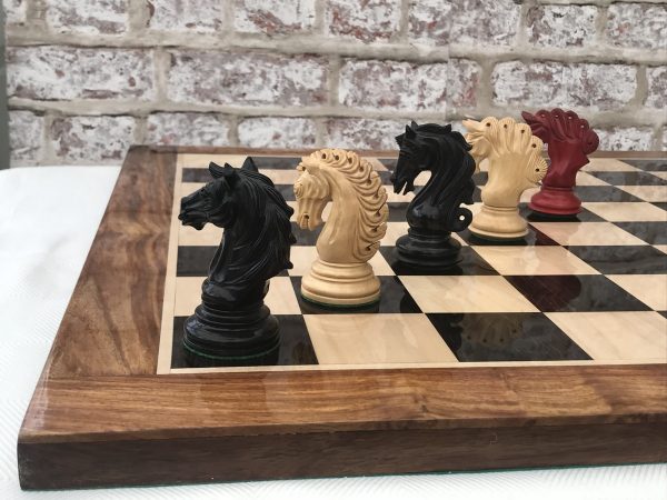 Ebony Chess Board with 2.4in Squares - Image 2