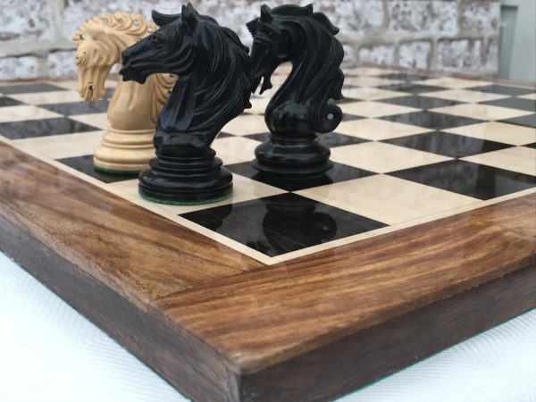 Ebony Chess Board with 2.4in Squares