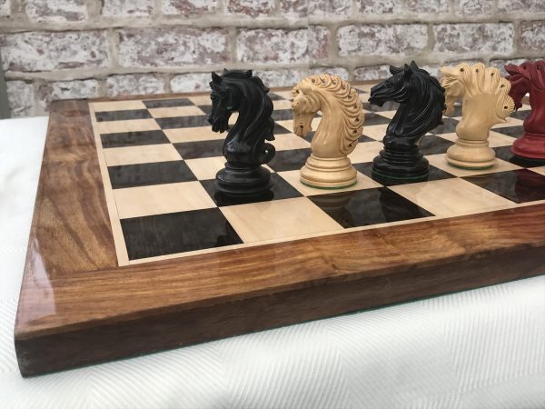Ebony Chess Board with 2.4in Squares - Image 3