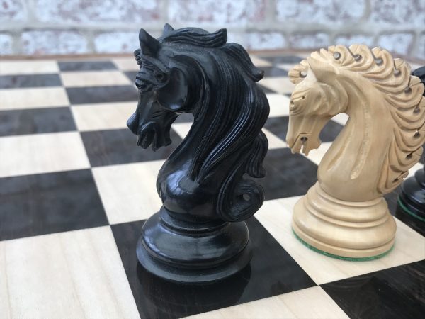 Ebony Chess Board with 2.4in Squares - Image 5