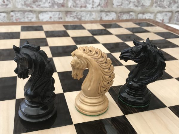 Ebony Chess Board with 2.4in Squares - Image 7