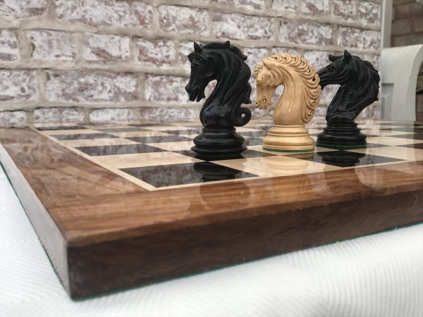 Ebony Chess Board with 2.4in Squares - Image 9