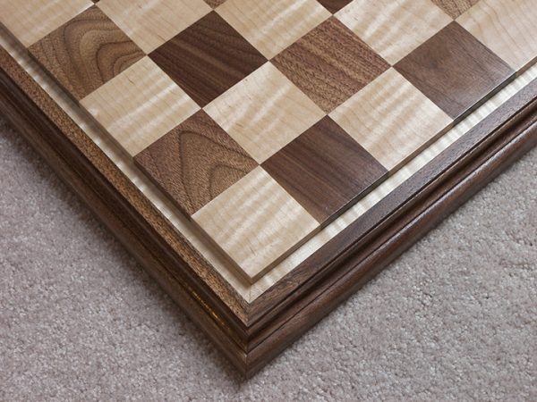 Grade One Camel Bone Chess Board Black White 1.4 inch Squares - Image 14