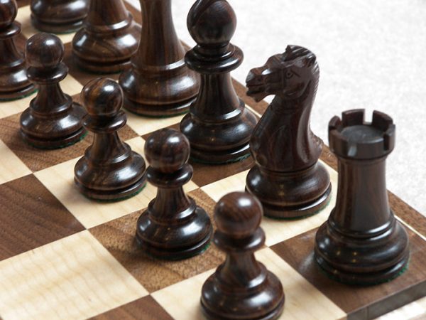 Grade One Camel Bone Chess Board Black White 1.4 inch Squares - Image 18