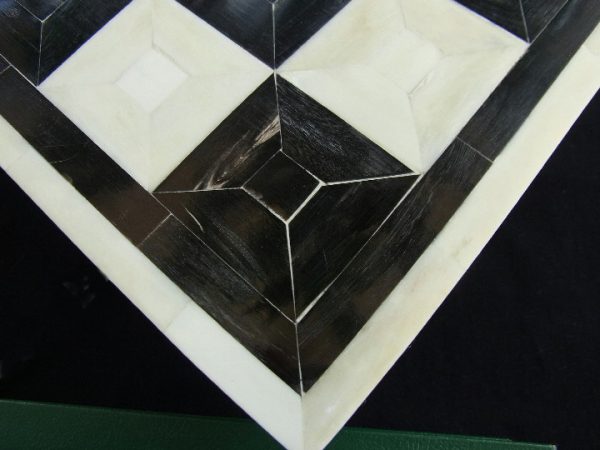 Superb BONE Chess Board - Black and White 1.9 inch Squares - Image 8