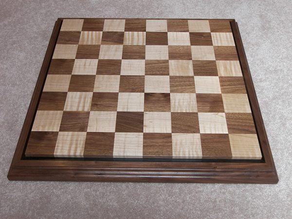 Superb Bone Chess Board Black White 2.1 inch Squares - Image 20