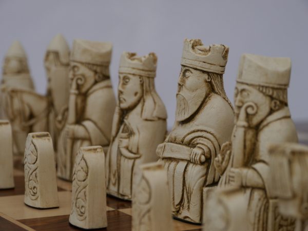 Berkeley Chess - Isle of Lewis Chess Set - Ivory and Brown - Image 4