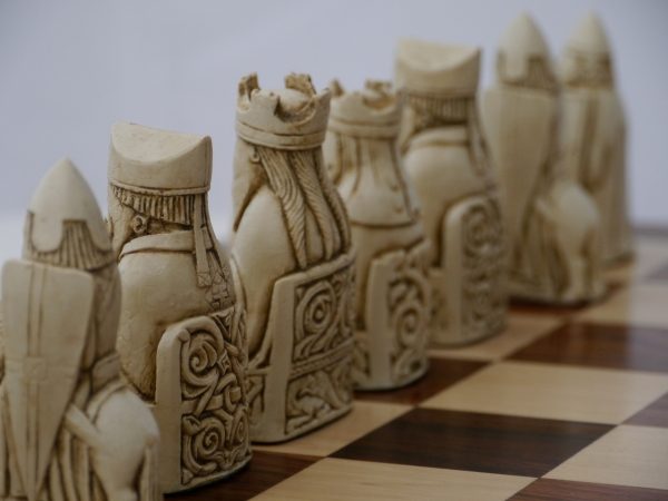 Berkeley Chess - Isle of Lewis Chess Set - Ivory and Brown - Image 10