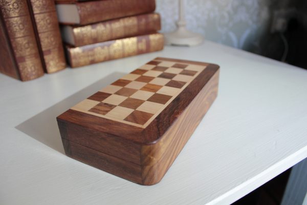 Magnetic Chess, Draughts and Backgammon 8 Inches - Image 3