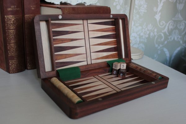 Magnetic Chess, Draughts and Backgammon 10 x 10 Inches
