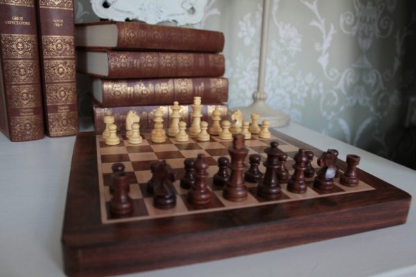 Magnetic Chess, Draughts and Backgammon 10 x 10 Inches - Image 7