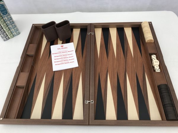 Dal Negro Luxury Wooden Backgammon - London 62cm x 50cm - Image 10